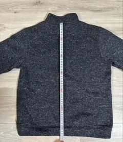 ハーフジップ トレーナー ブラック　Ｌサイズ