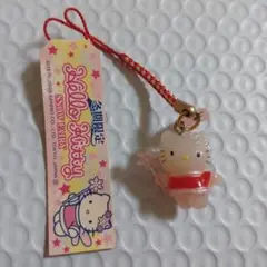2003年　ハローキティ　冬季限定　妖精　根付け　ストラップ　当時物