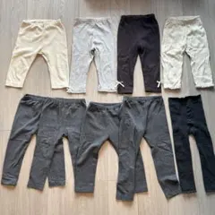 女の子レギンス9点まとめ売り★バースデイプティマイン西松屋ユニクロ スパッツ