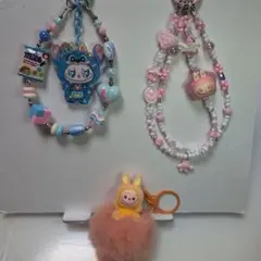 ラブブチャームストラップセット