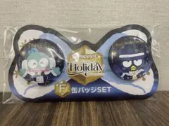 サンリオ ハッピーくじ ハンギョドン バッドばつ丸 缶バッジ