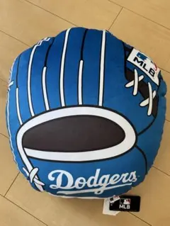 MLB ドジャース LA グローブ型 ダイカットクッション 大谷翔平 