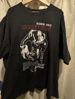 RESIDENT EVIL 3 NEMESIS プリント Tシャツ ブラック