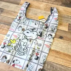 ①SNOOPYスヌーピー PEANUTS 折りたたみエコバッグ レジバッグ B