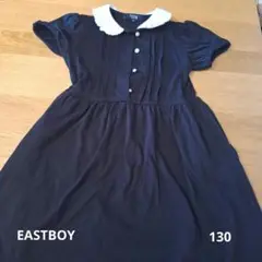 EASTBOY 美品 白襟紺ワンピース 130サイズ