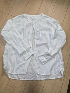 prit ホワイトシャツ 麻100%　グレーカットソー