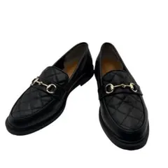 【美品✨】VIVIANブラックキルティングローファー M (23.5)