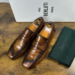 オーダー品 希少 Berluti フェデリコ ローファー バーガンディ サイズ7 
