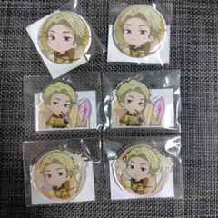 七海建人 まるくじ 呪術廻戦 缶バッジ2点 アクリルキーホルダー4点