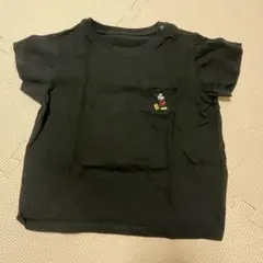 ユニクロベビー　ミッキー 半袖Tシャツ　100cm ブラック