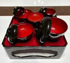 h*0様 お食い初め用 赤黒器セット