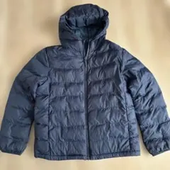 ユニクロ⭐︎ライトウォームパデットパーカー 150ネイビー