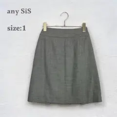 エニィスィス　フレアスカート　スコート　ミニスカート　オンワード　ミニ丈　綺麗め