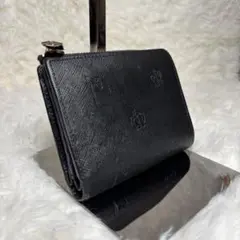 ✨超美品✨　Paul Smith 二つ折り財布　ブラック　レザー