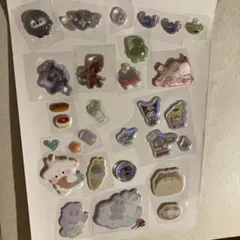 ボンボンドロップ入り　ぷくぷくシール　お裾分けシールセット⑤