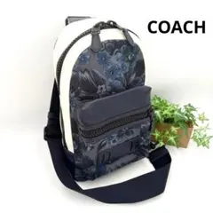 【超美品】コーチ テレインパック スリング 花柄 ボディバッグ F59302