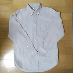 ユニクロ　グレー ボタンダウンシャツ Sサイズ