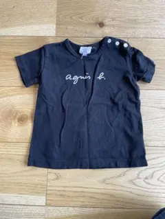 agnès b. ブラック Tシャツ サイズ2
