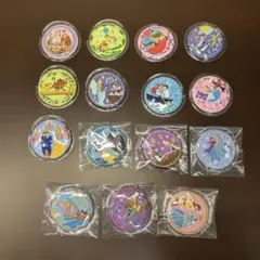 ディズニー　刺繍缶バッジ　コンプリート　15個