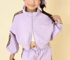 ANAP KIDS ヒョウ柄ラインジャージブルゾンのサムネイル