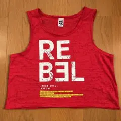 ZUMBAウエア　タンクトップ赤　Sサイズ