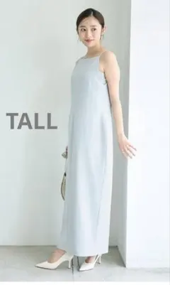【TALL】ベースメントオンライン　キャミワンピース ライトブルー トールのサムネイル
