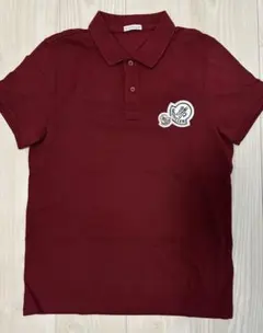 MONCLER ポロシャツ 半袖 ワインレッド ユニセックス（モンクレール）