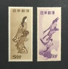 銭単位切手　昭和23年　切手趣味週間　見返り美人　５枚シート 銭単位切手 切手趣味週間 見返り美人シート 銭単位切手＞ 趣味