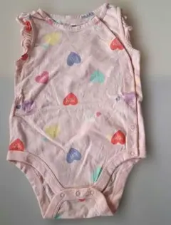 Baby GAP ハート柄 ピンク ロンパース 6-12ヶ月