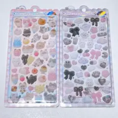 BONBON DROP ボンボンドロップシール ふわふわ ねこ 2枚セット M