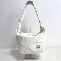 良品 PENNEYS ショルダーバッグ 白 キャンバス地 綿100％ 男女兼用