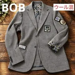 BOB 千鳥格子柄 テーラードジャケット イタリア製 - メルカリ