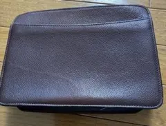 【中古品】BALLY バリー セカンドバッグ クラッチバッグ 本革 ブラウン