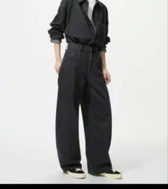 ユニクロバギーカーブジーンズ