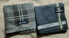 メンズ　ハンカチ　2枚組