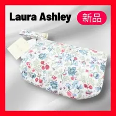 新品✨ローラアシュレイ 撥水花柄 トートM ポーチ付 エコバッググレージュ 人気のサムネイル