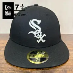 N8 NEW ERA 59FIFTY LP ホワイトソックス 7 1/4 MLB