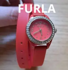 FURLA オレンジ シリコン 腕時計