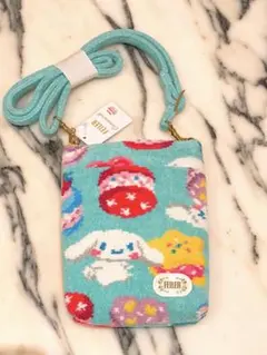 新品　フェイラー　サンリオ　シナモロール　マカロン　手付き巾着　ミニバッグ ⭐️未開封⭐️サンリオ フェイラー シナモロール マカロン 手付き巾着