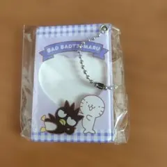 サンリオキャラクターズ　バッドばつ丸いつも一緒フレームキーチェーン ガチャガチャ