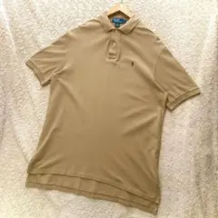 新品未着★Ralph Lauren 半袖ポロシャツ ベージュ100%