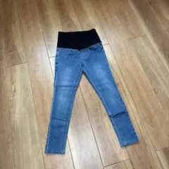 マタニティデニムスキニーパンツ