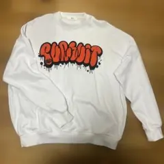 WEGO SUBWIT グラフィティスウェット M ホワイト