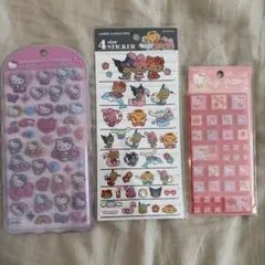 コットンパフィシール キティ タイルシール 4サイズステッカー