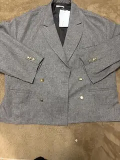 クラシカルエルフ オーバーサイズ サイドスリット ダブルジャケット S