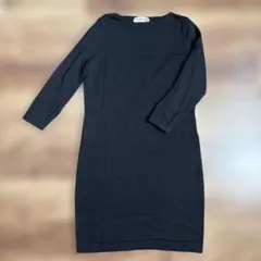 ニットミニワンピース