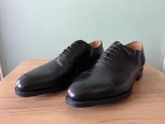 黒のレザー ドレスシューズ