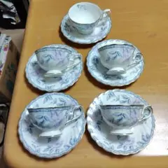 HOYA カップ&ソーサー　5客セット