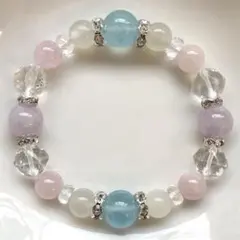 ✨アクアマリン☆ラベンダーアメジスト☆モルガナイト☆ムーンストーン☆水晶15cm