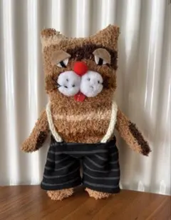 茶トラ猫 ソックスモンキー ソックモンキー ぬいぐるみ ハンドメイド